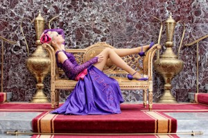 Elischeba im Finalkleid