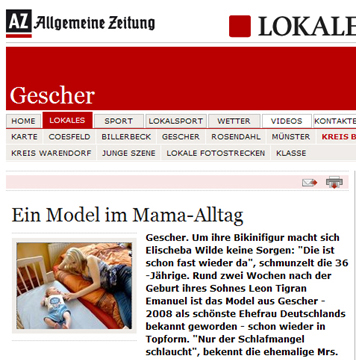 Elischeba Wilde – ein Model im Mama-Alltag